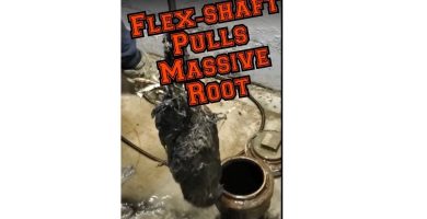 corte mecánico de raíces en saneamiento