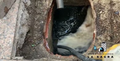 limpieza de arqueta de aguas residuales